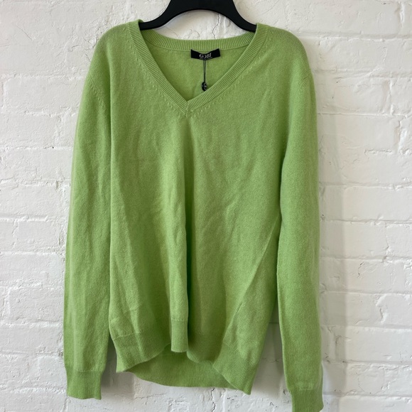 NWT GOBI Mongolian Cashmere V-Neck Sweater - Picture 6 of 6